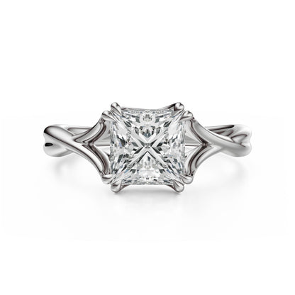 The Entwine Ring | Princess | Setting Only - Lavender Creek Gems 