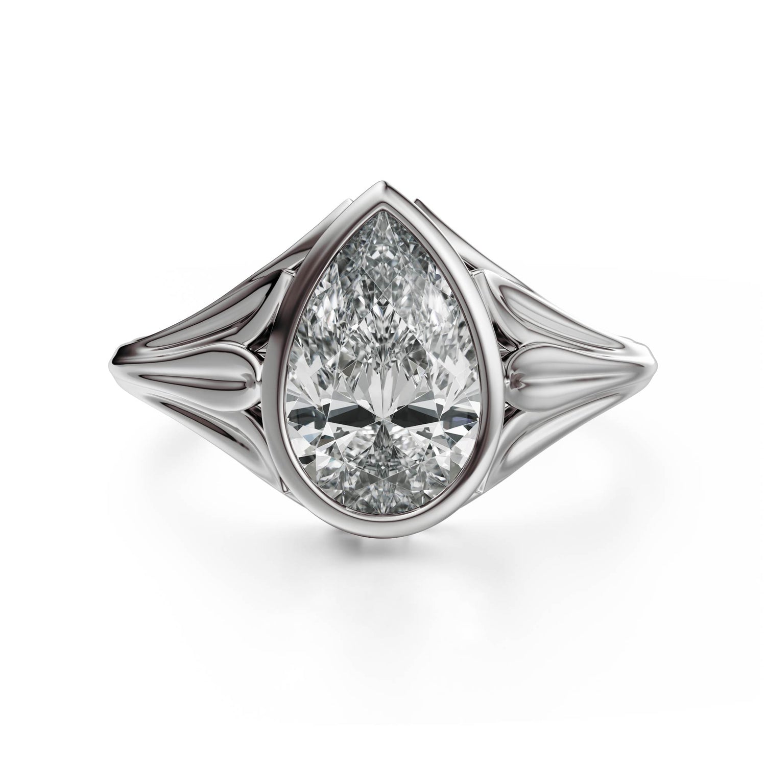 The Nightbloom Ring | Pear - Lavender Creek Gems 