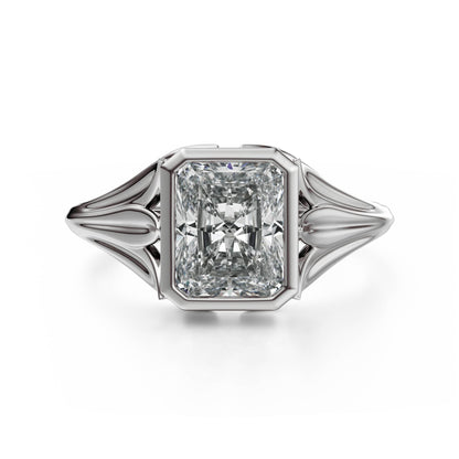 The Nightbloom Ring | Radiant | Setting Only - Lavender Creek Gems 