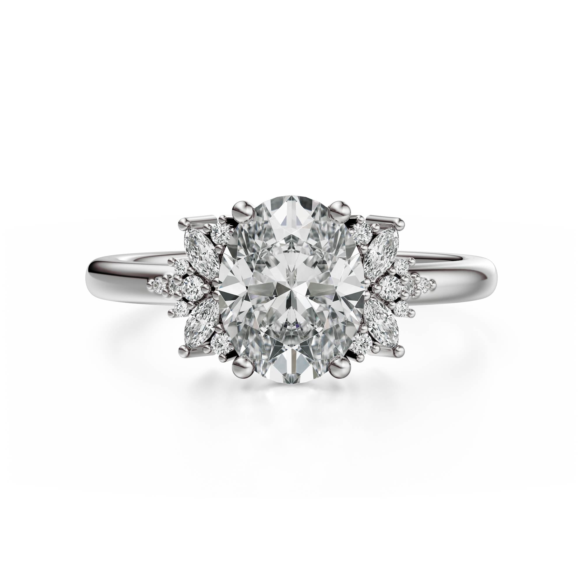 The Reverie Ring | Oval | Setting Only