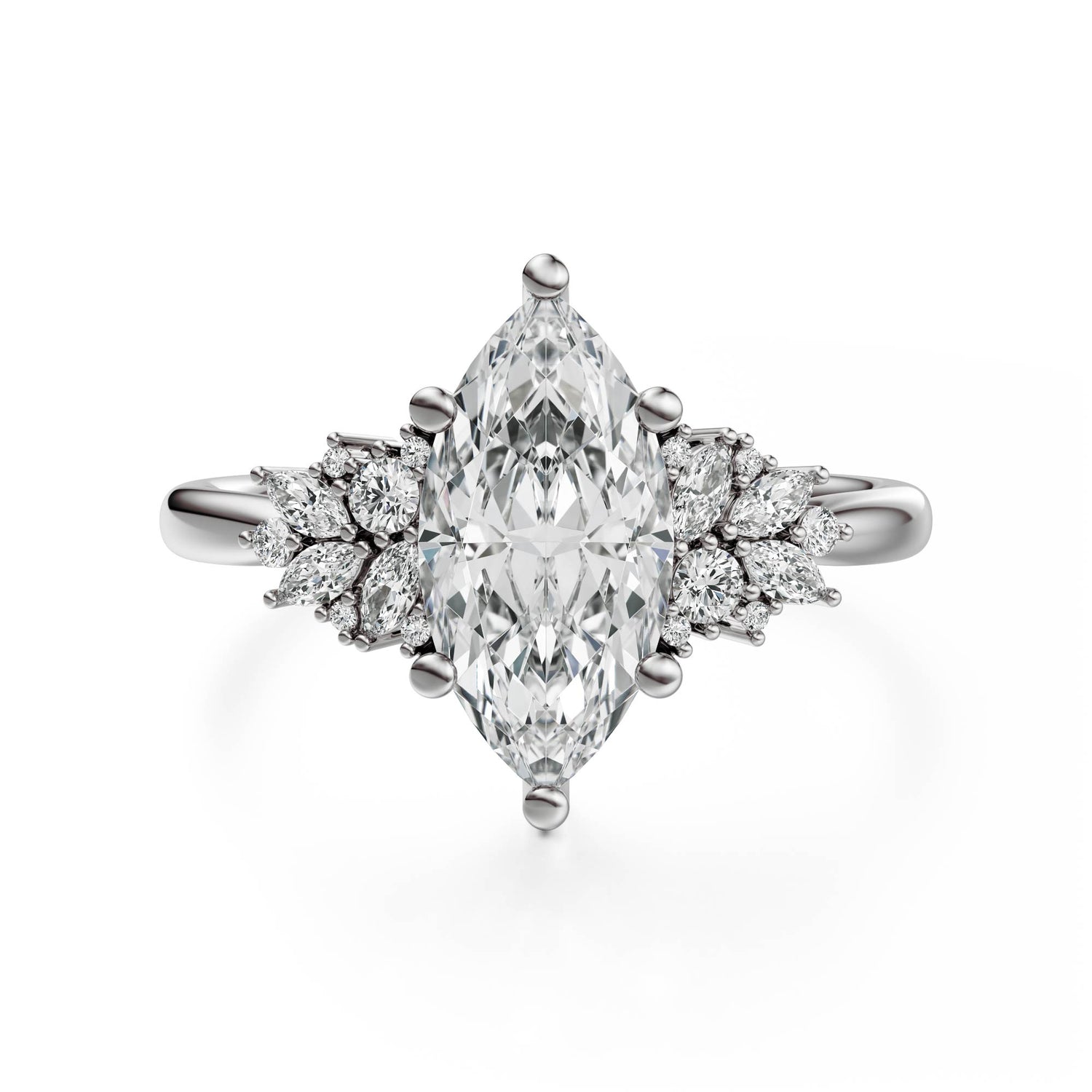 The Rosalie Ring | Marquise | Setting Only