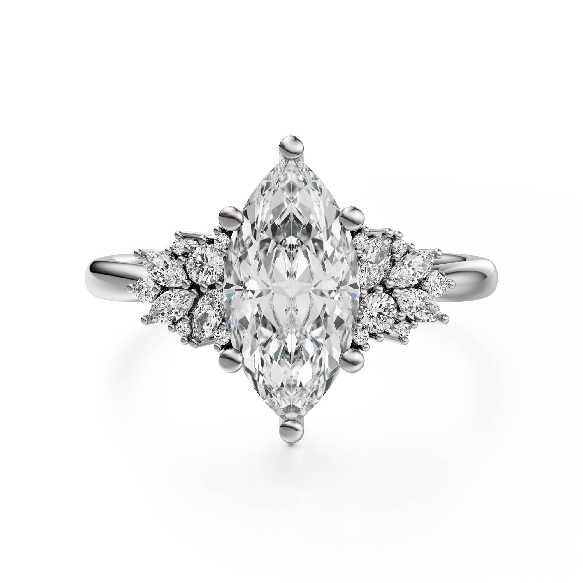 The Rosalie Ring | Marquise | Setting Only
