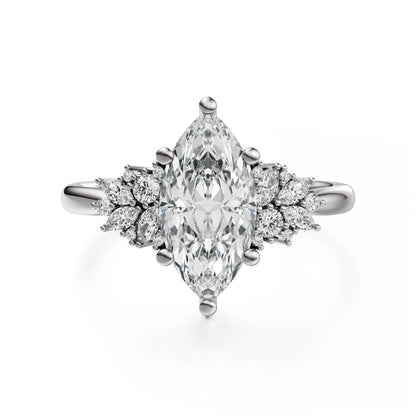 The Rosalie Ring | Marquise | Setting Only