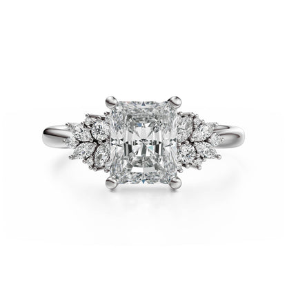 The Rosalie Ring | Radiant | Setting Only - Lavender Creek Gems 