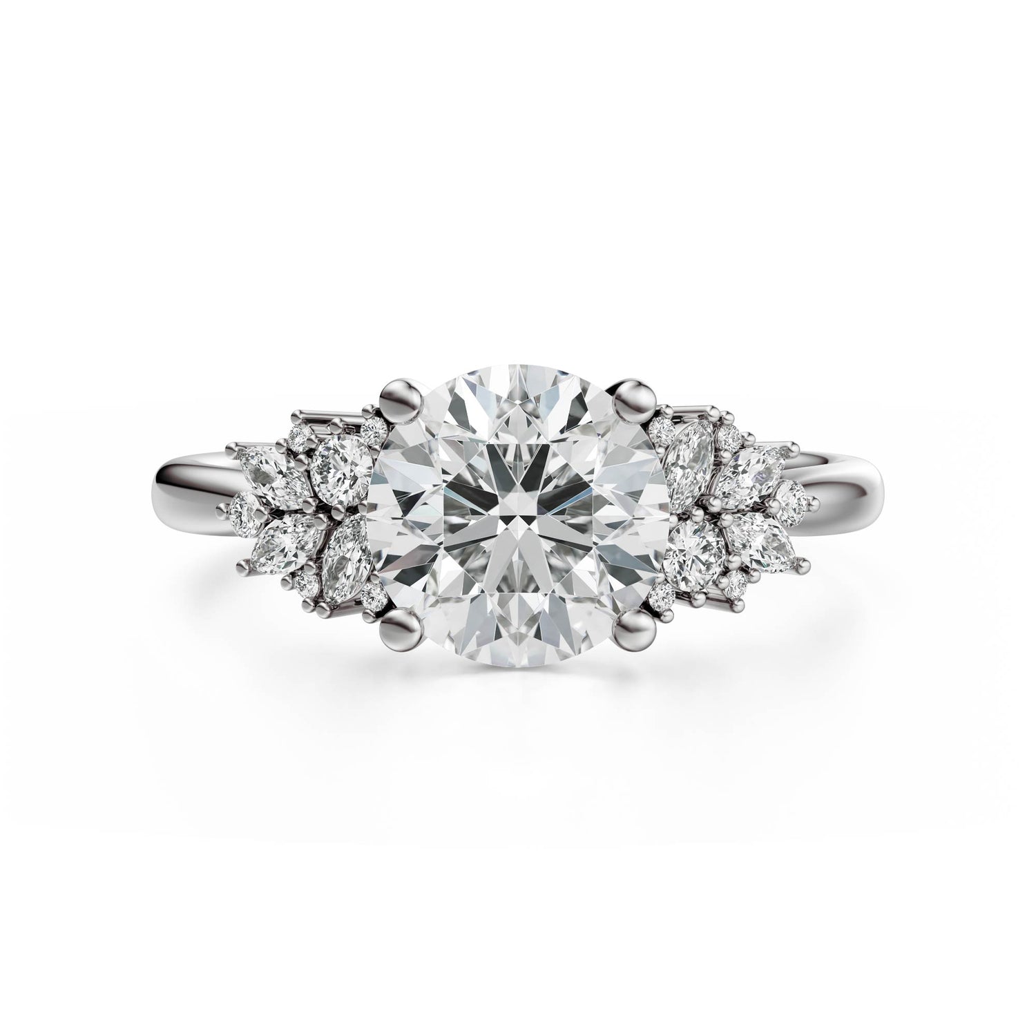 The Rosalie Ring | Round | Setting Only