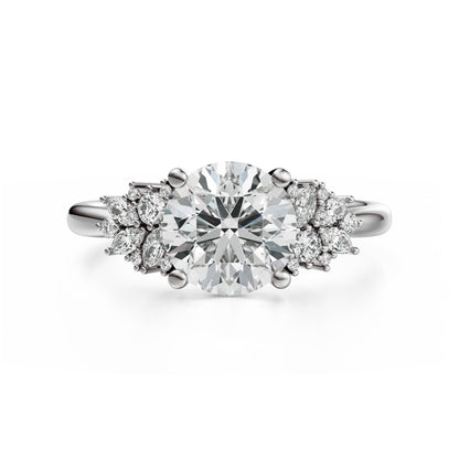 The Rosalie Ring | Round | Setting Only