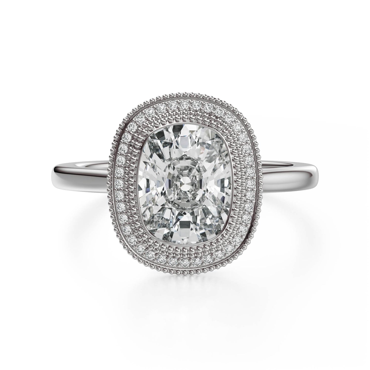 The Satine Ring | Elongated Cushion