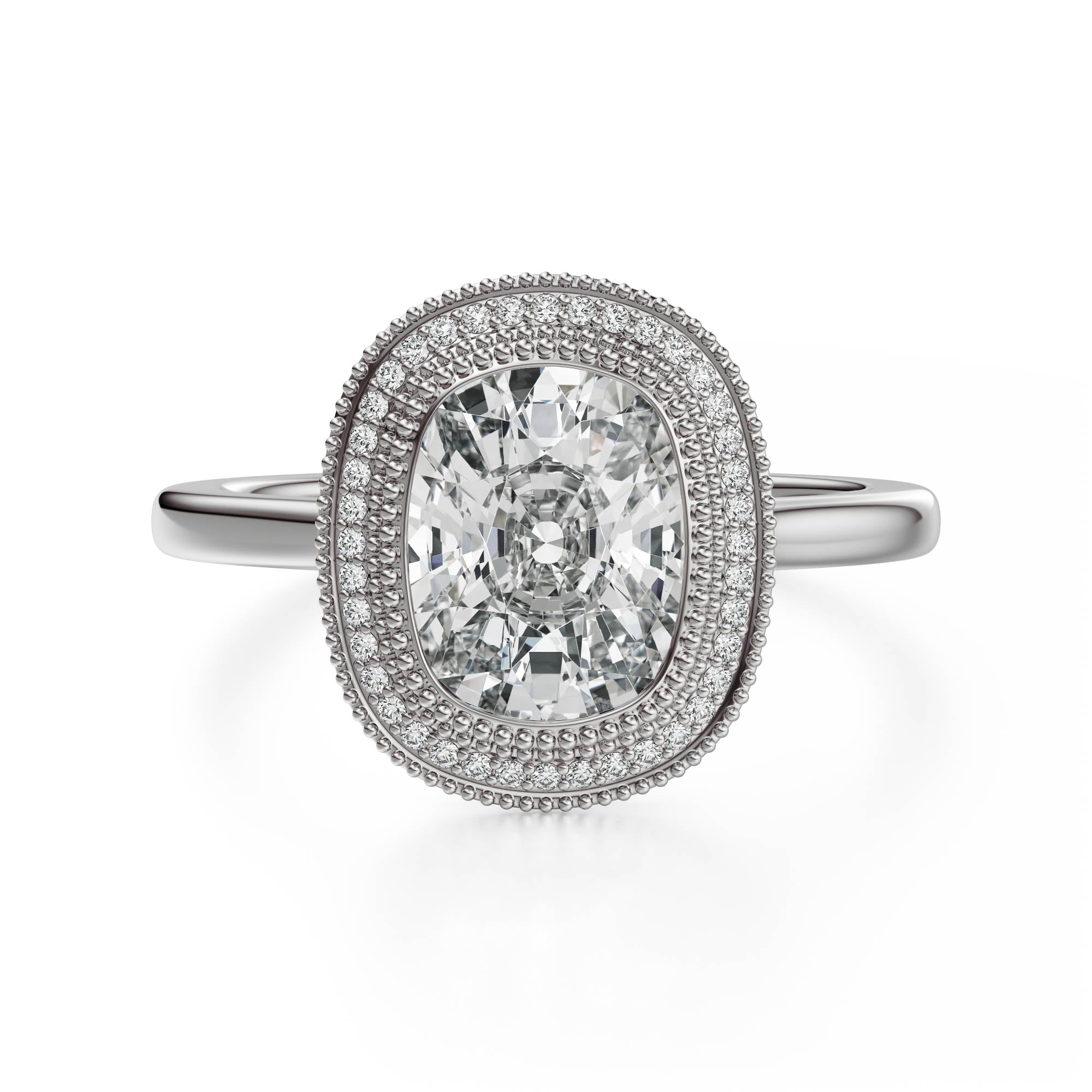 The Satine Ring | Elongated Cushion
