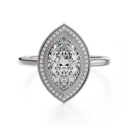 The Satine Ring | Marquise | Setting Only