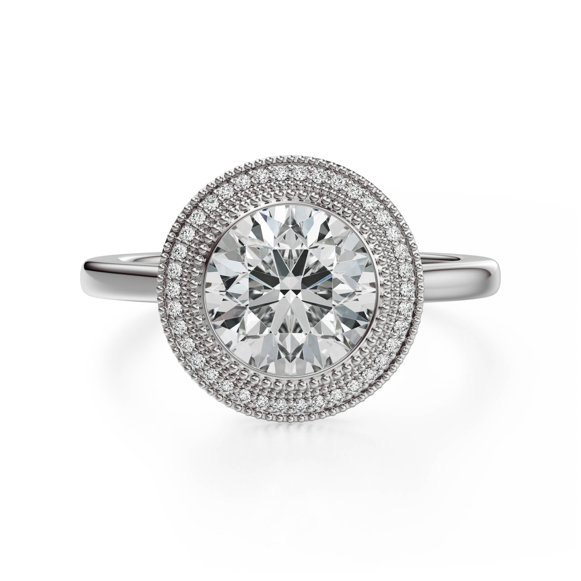 The Satine Ring | Round