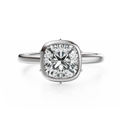 The Bezel Secret Garden Ring | Cushion | Setting Only