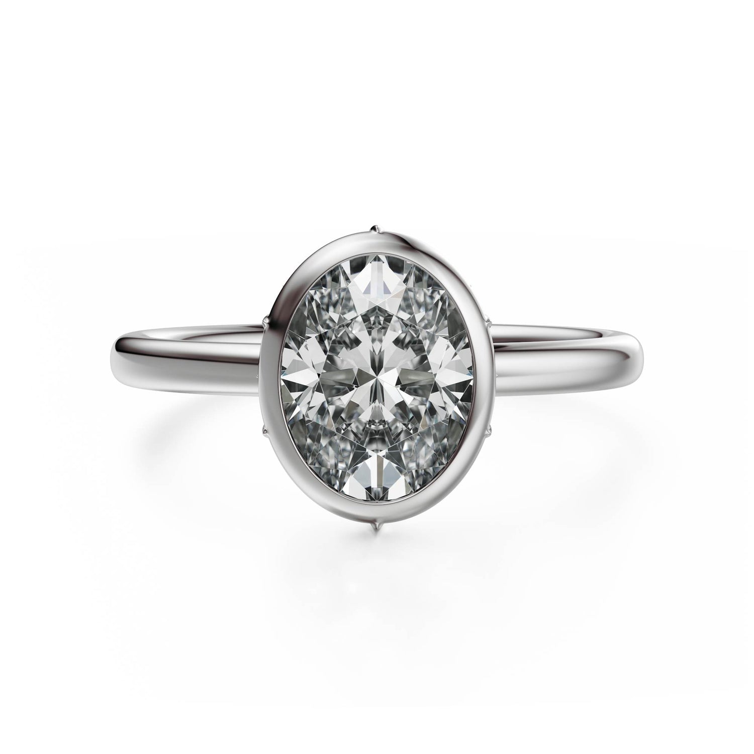 The Bezel Secret Garden Ring | Oval | Setting Only