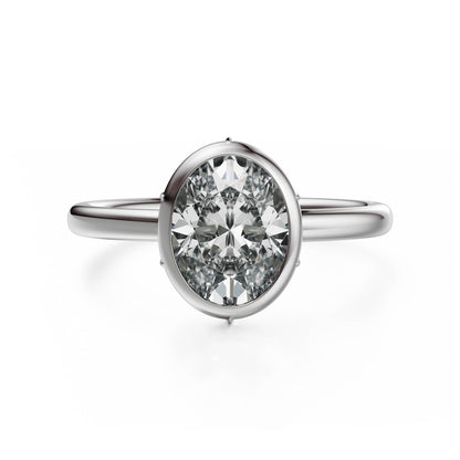 The Bezel Secret Garden Ring | Oval | Setting Only