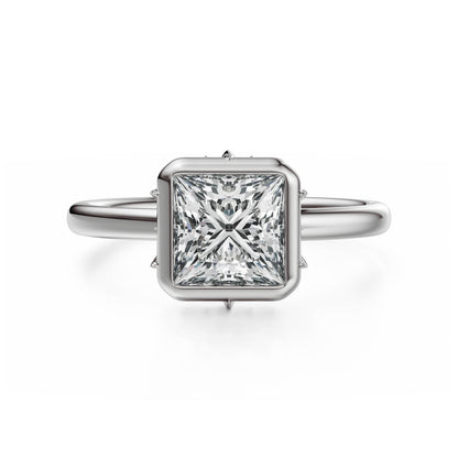 The Bezel Secret Garden Ring | Princess | Setting Only
