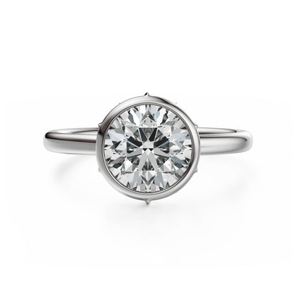 The Bezel Secret Garden Ring | Round | Setting Only