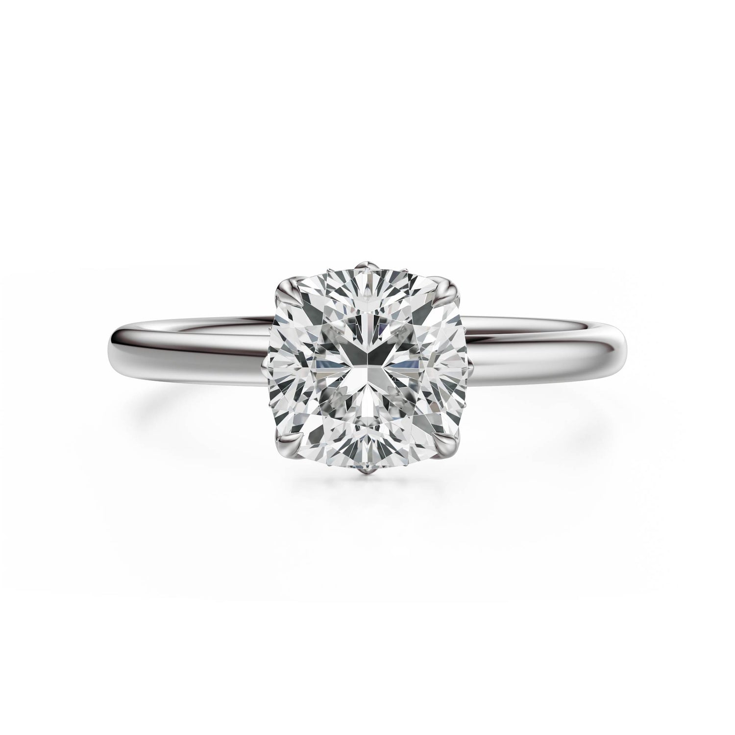The Secret Garden Ring | Cushion | Setting Only