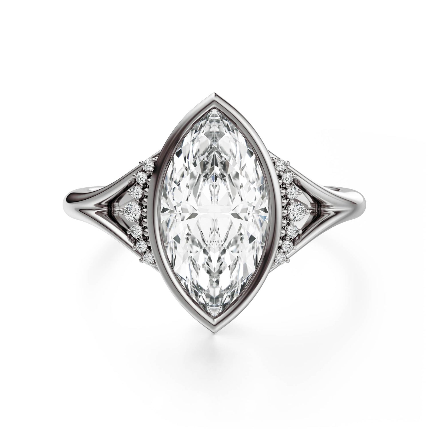 The Bezel Serendipity Ring | Marquise