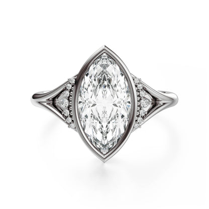 The Bezel Serendipity Ring | Marquise
