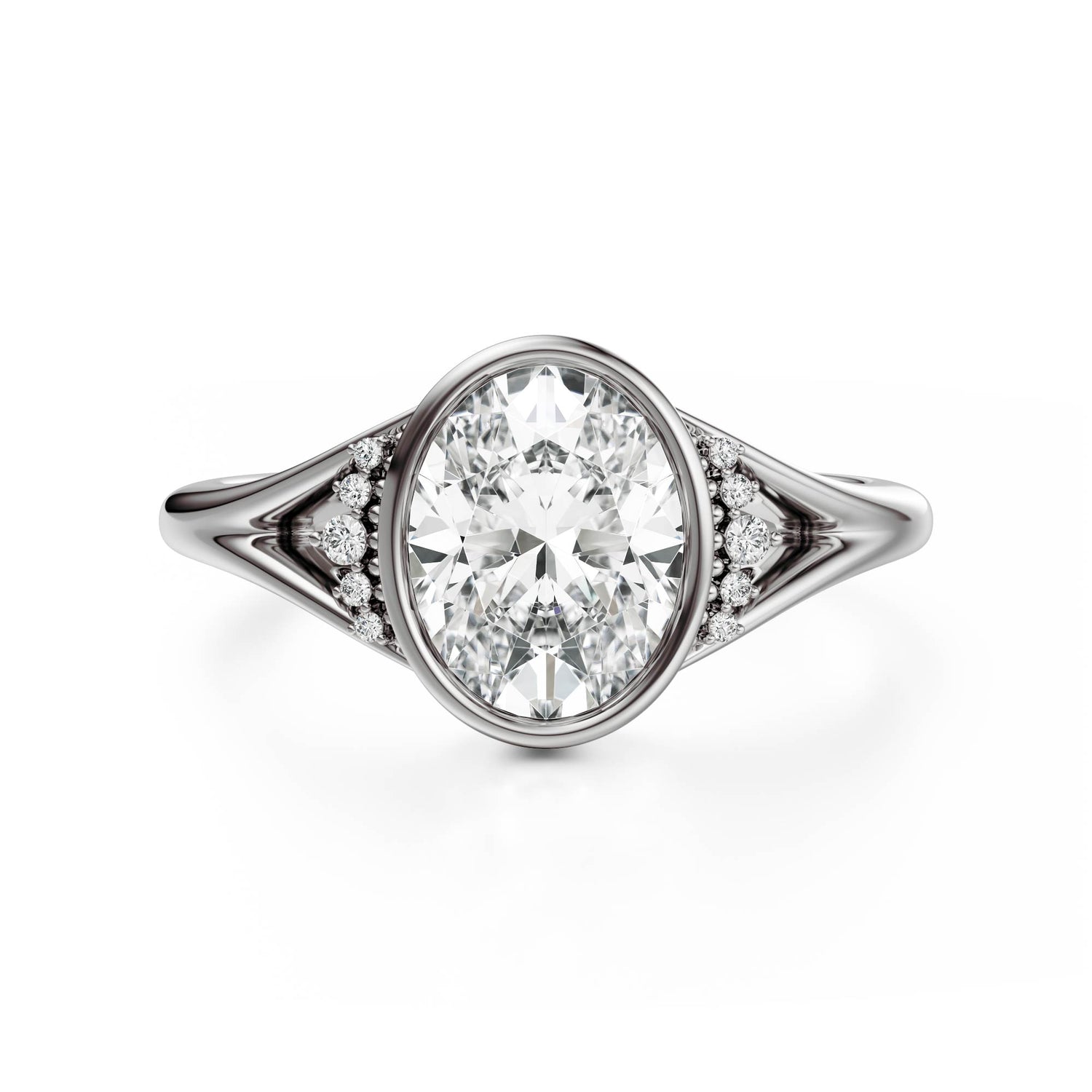 The Bezel Serendipity Ring | Oval | Setting Only