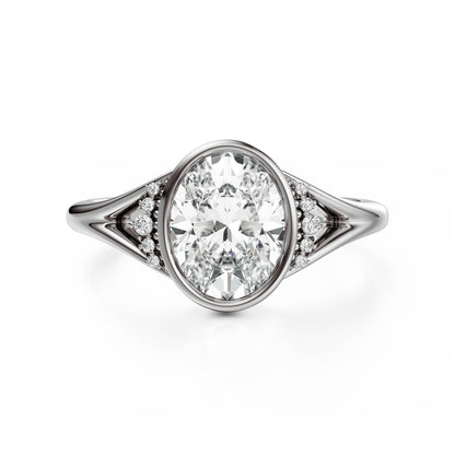 The Bezel Serendipity Ring | Oval | Setting Only