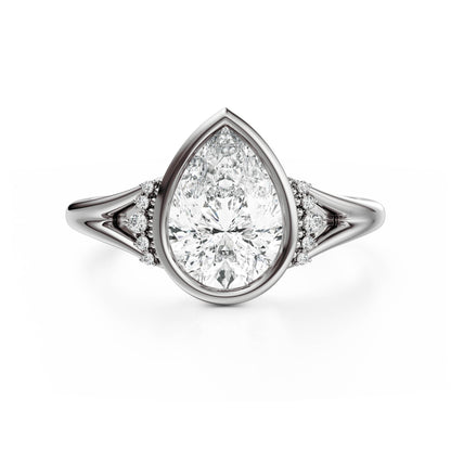 The Bezel Serendipity Ring | Pear