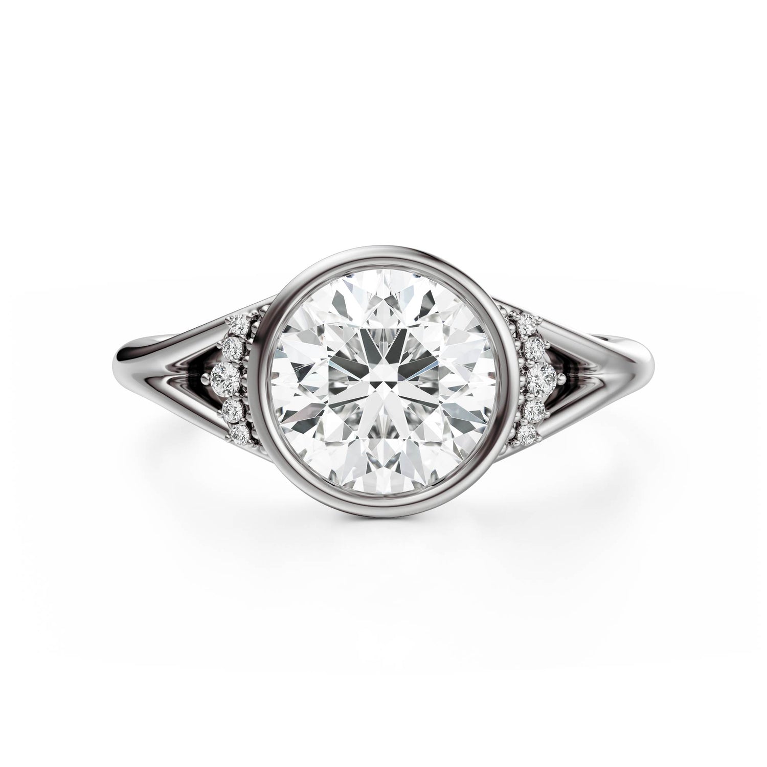 The Bezel Serendipity Ring | Round | Setting Only