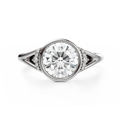 The Bezel Serendipity Ring | Round | Setting Only