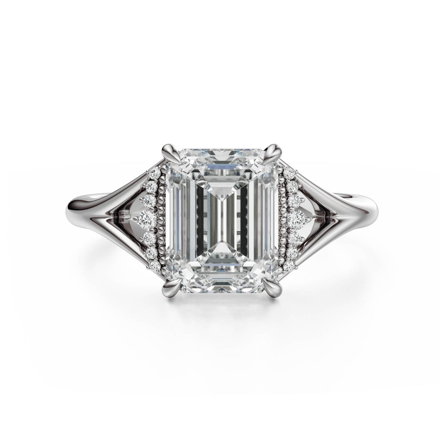 The Serendipity Ring | Emerald Cut