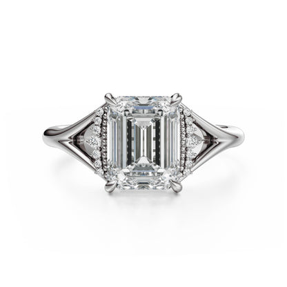 The Serendipity Ring | Emerald Cut