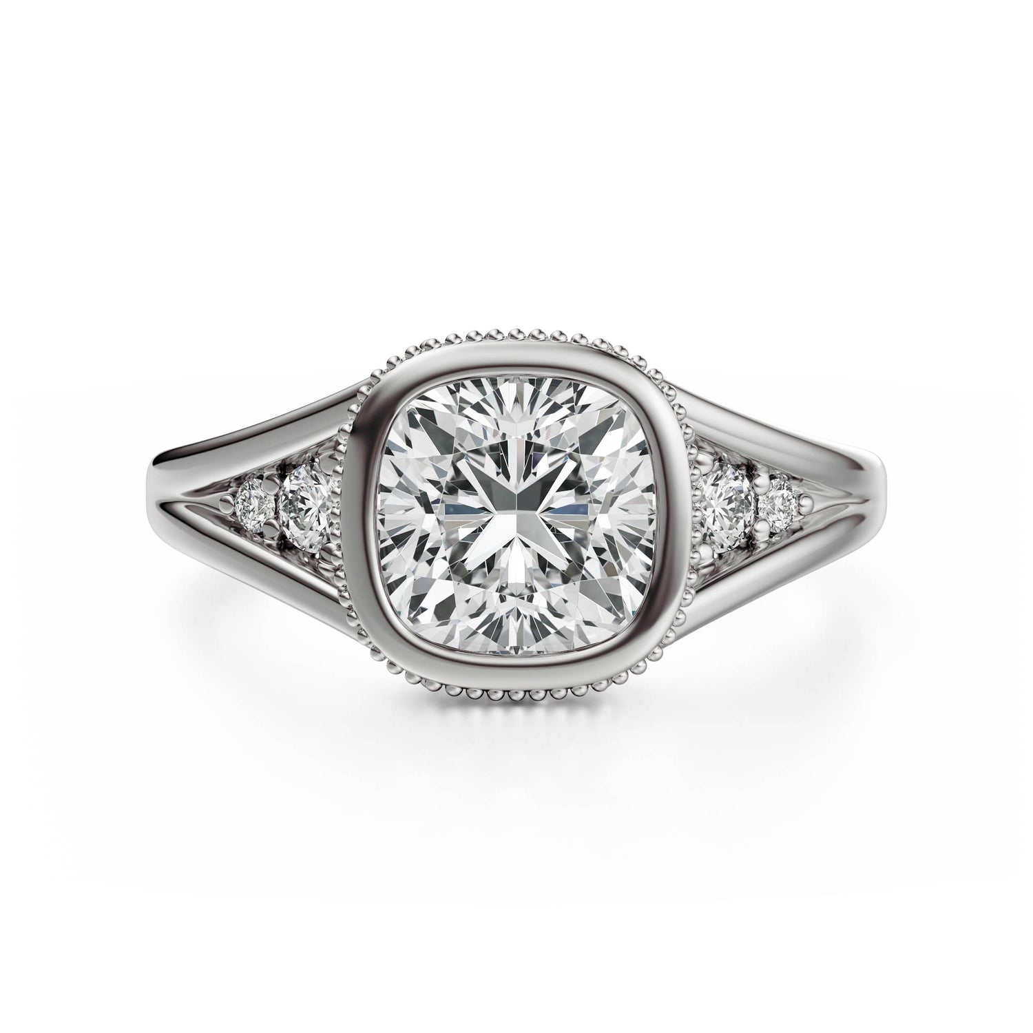 The Sitara Ring | Cushion - Lavender Creek Gems 