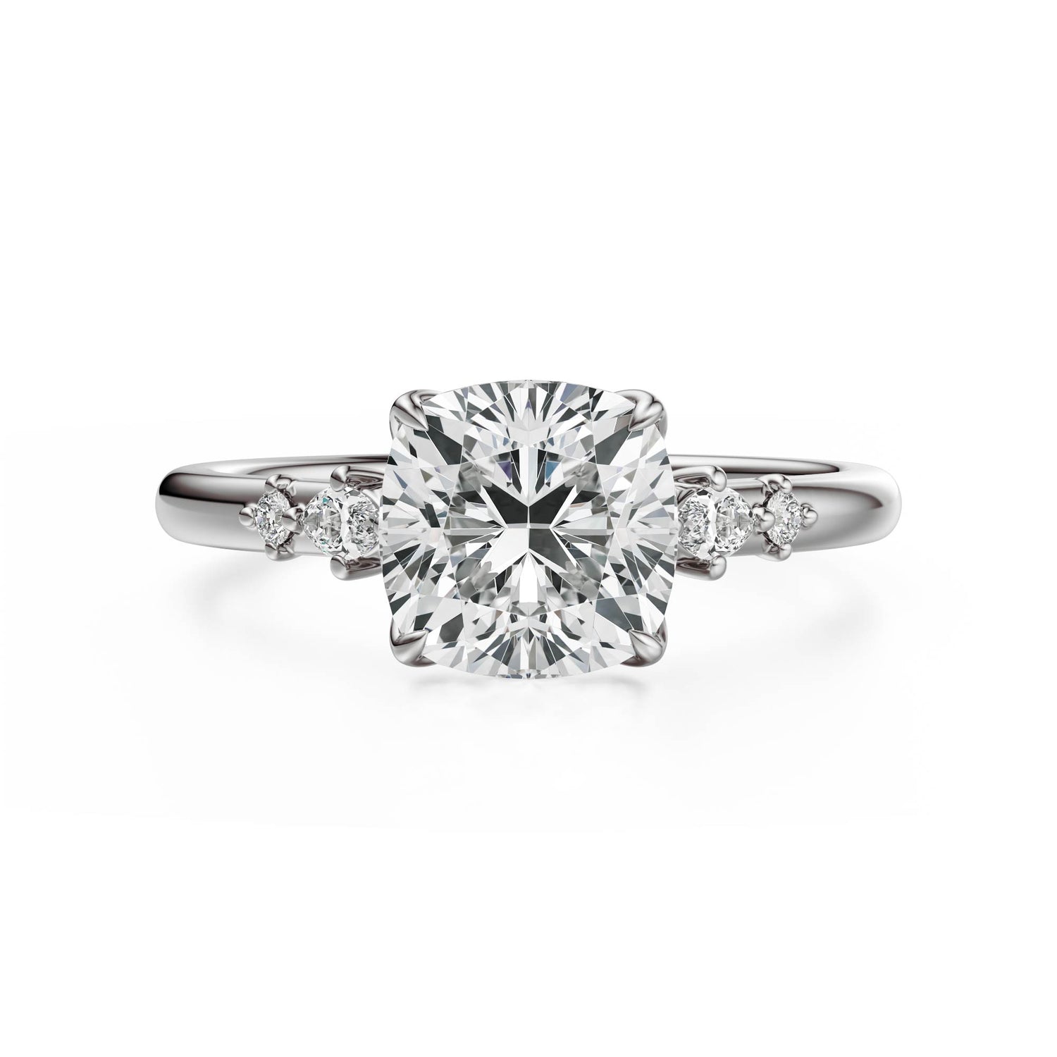 The Skye Ring | Cushion | Setting Only - Lavender Creek Gems 