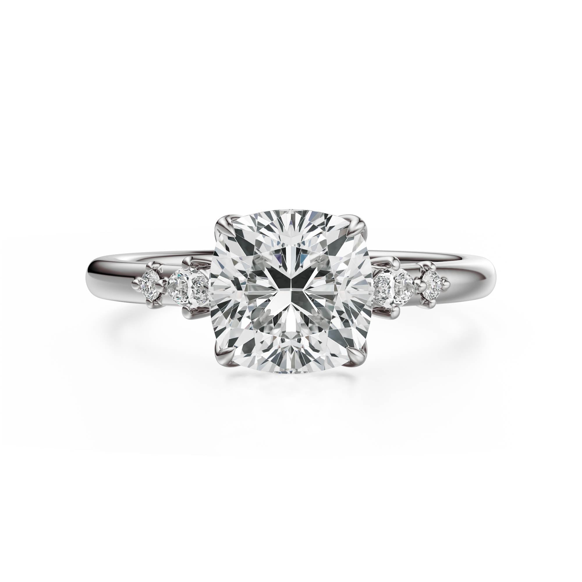 The Skye Ring | Cushion | Setting Only - Lavender Creek Gems 