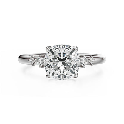 The Skye Ring | Cushion | Setting Only - Lavender Creek Gems 