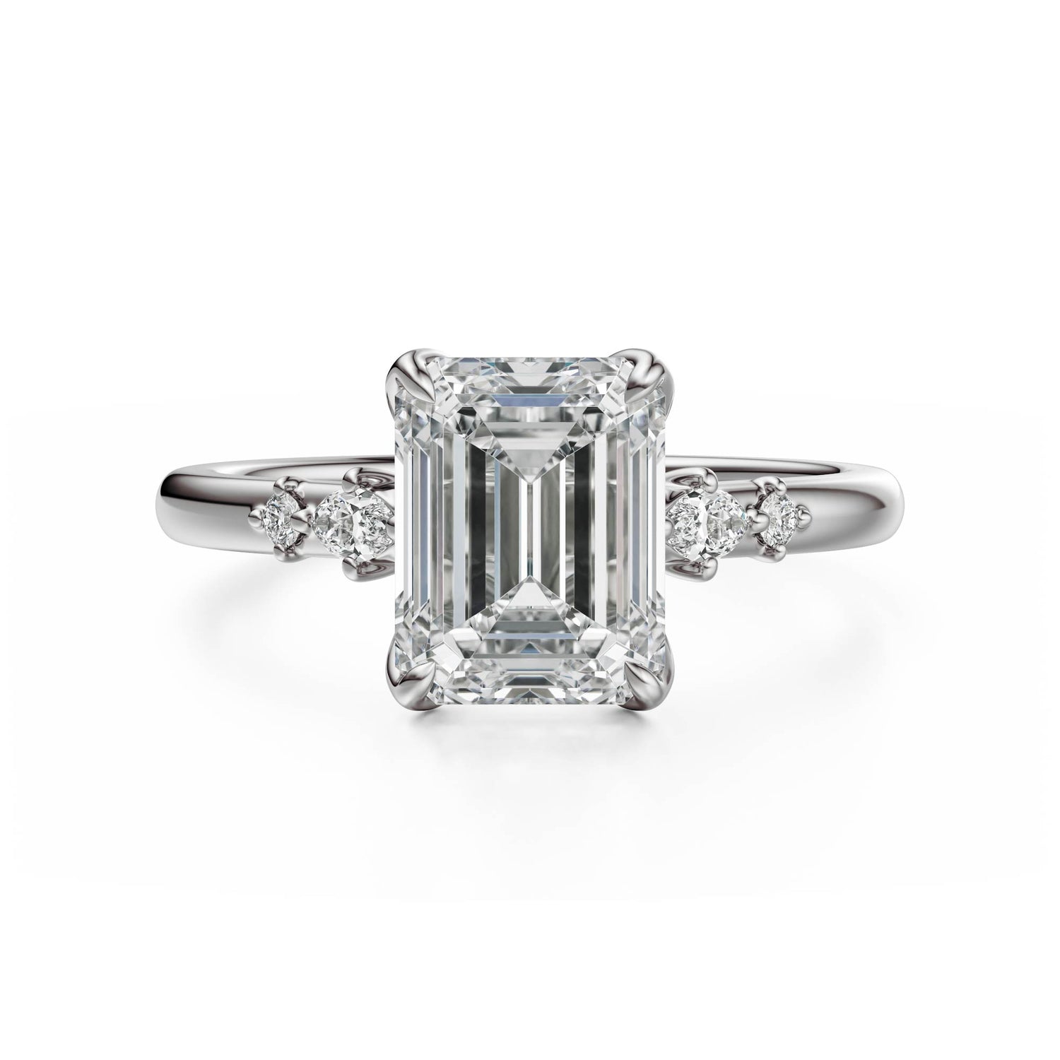 The Skye Ring | Emerald Cut - Lavender Creek Gems 