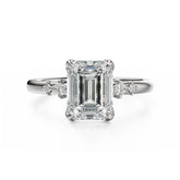 The Skye Ring | Emerald Cut - Lavender Creek Gems 
