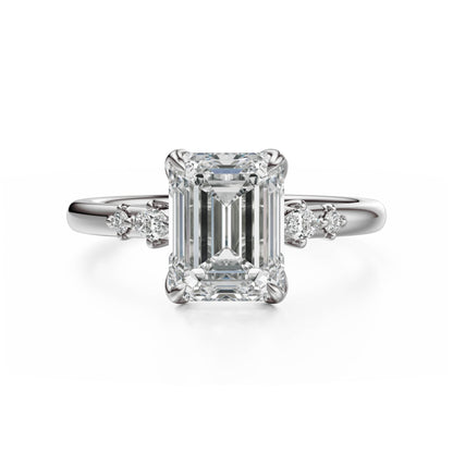 The Skye Ring | Emerald Cut - Lavender Creek Gems 