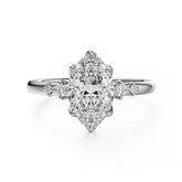The Skye Ring | Marquise | Setting Only - Lavender Creek Gems 
