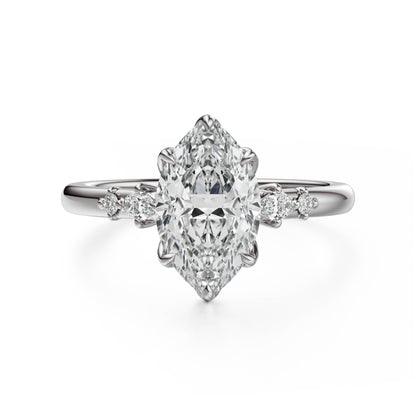 The Skye Ring | Marquise | Setting Only - Lavender Creek Gems 