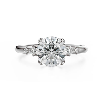 The Skye Ring | Round | Setting Only - Lavender Creek Gems 