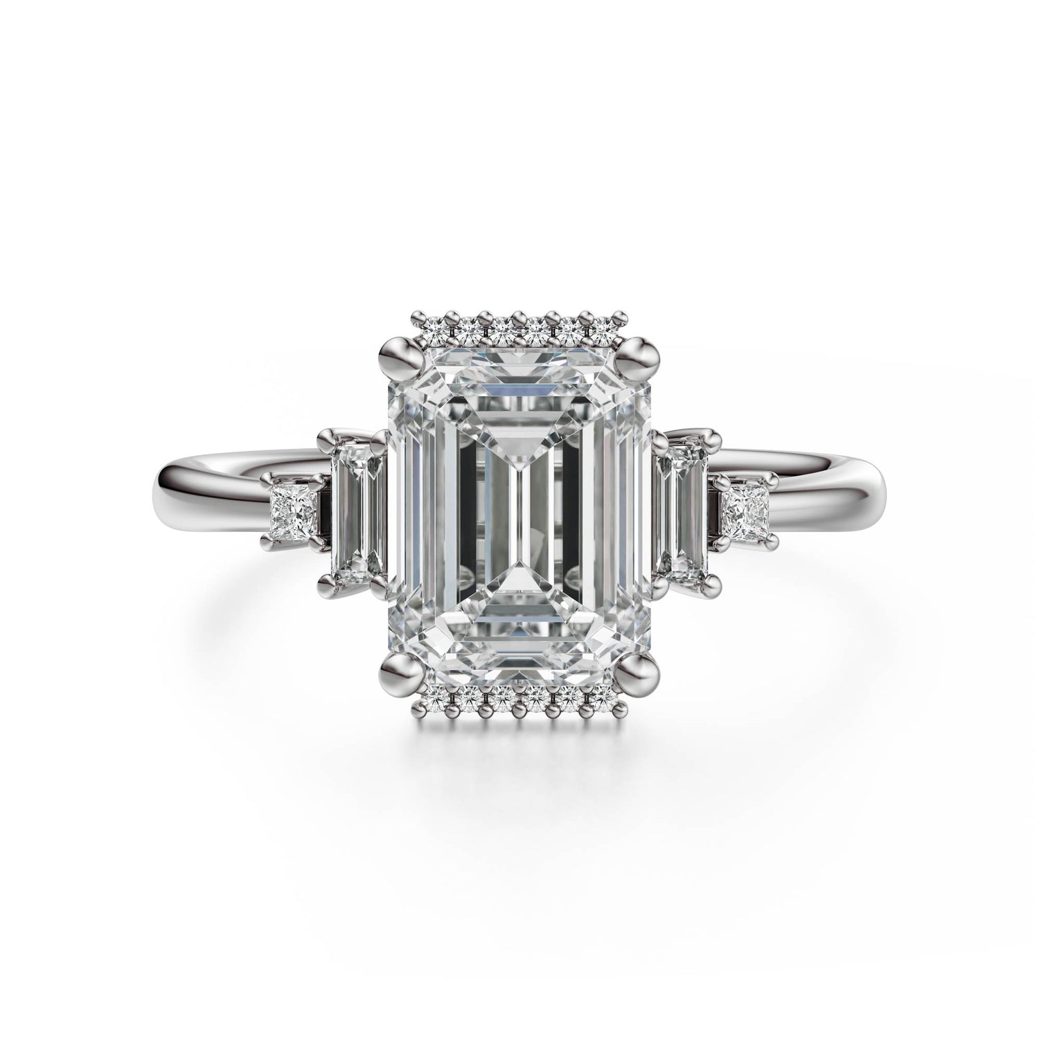 The Sura Ring | Emerald Cut
