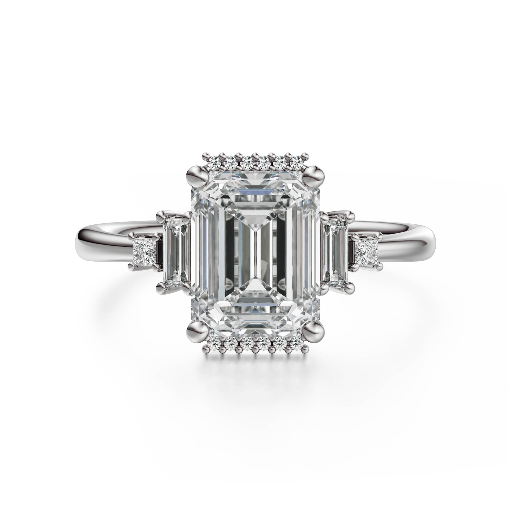 The Sura Ring | Emerald Cut
