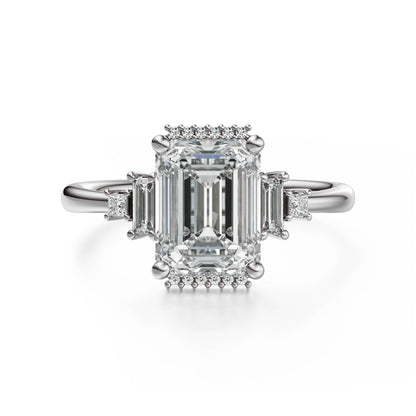 The Sura Ring | Emerald Cut