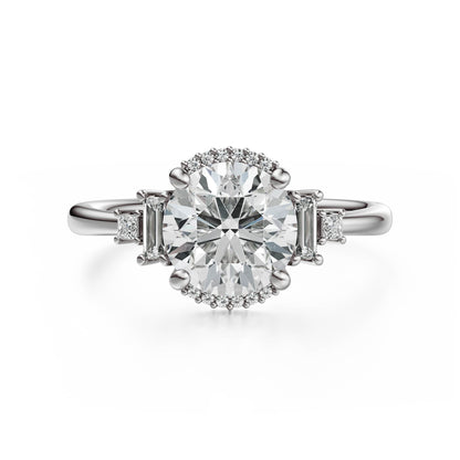 The Sura Ring | Round | Setting Only