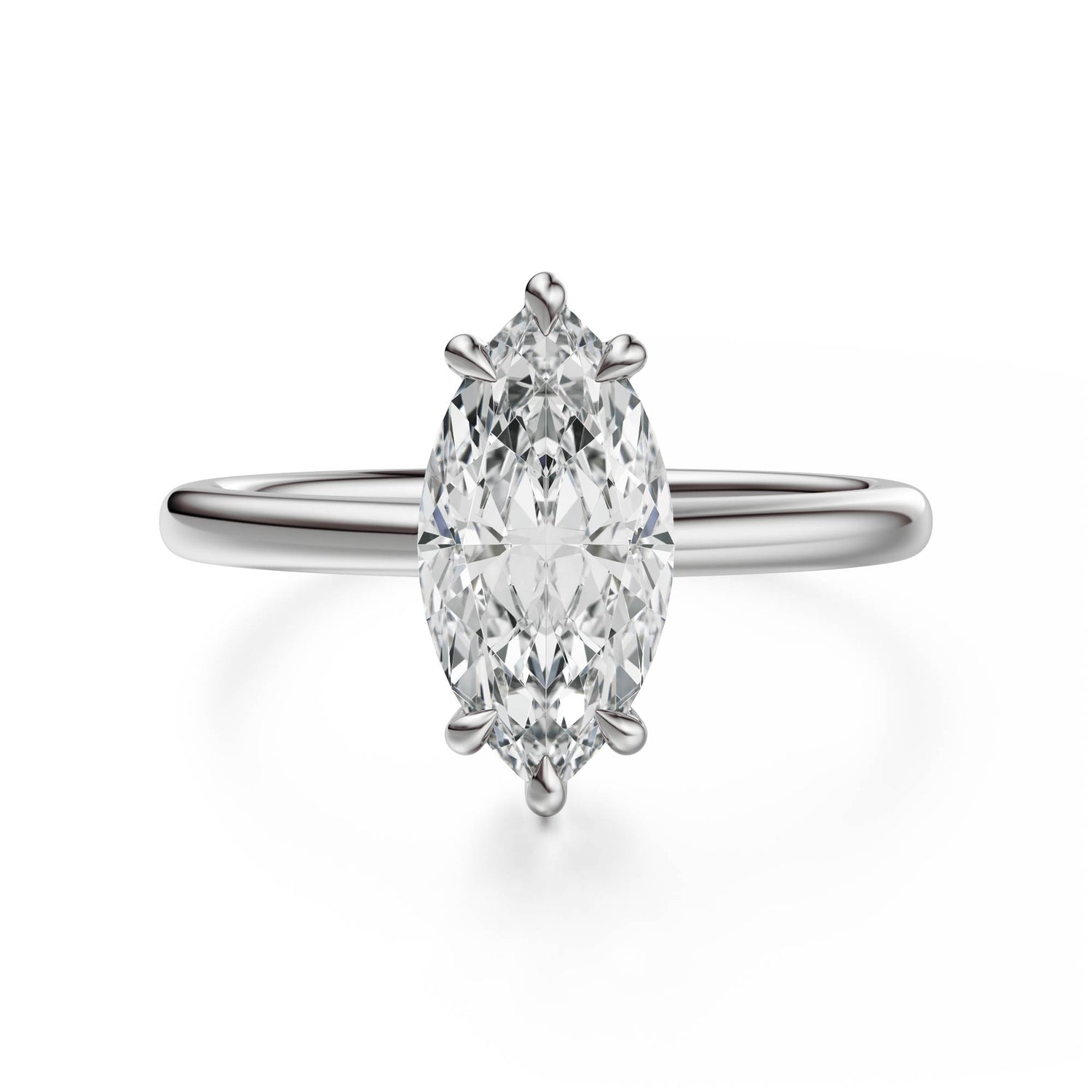 The Thalassa Ring | Marquise | Setting Only - Lavender Creek Gems 