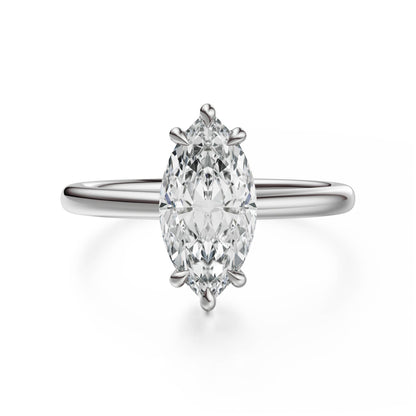 The Thalassa Ring | Marquise | Setting Only - Lavender Creek Gems 