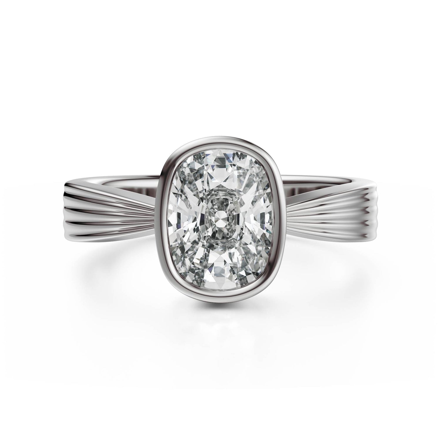 The Veil Ring | Elongated Cushion - Lavender Creek Gems 