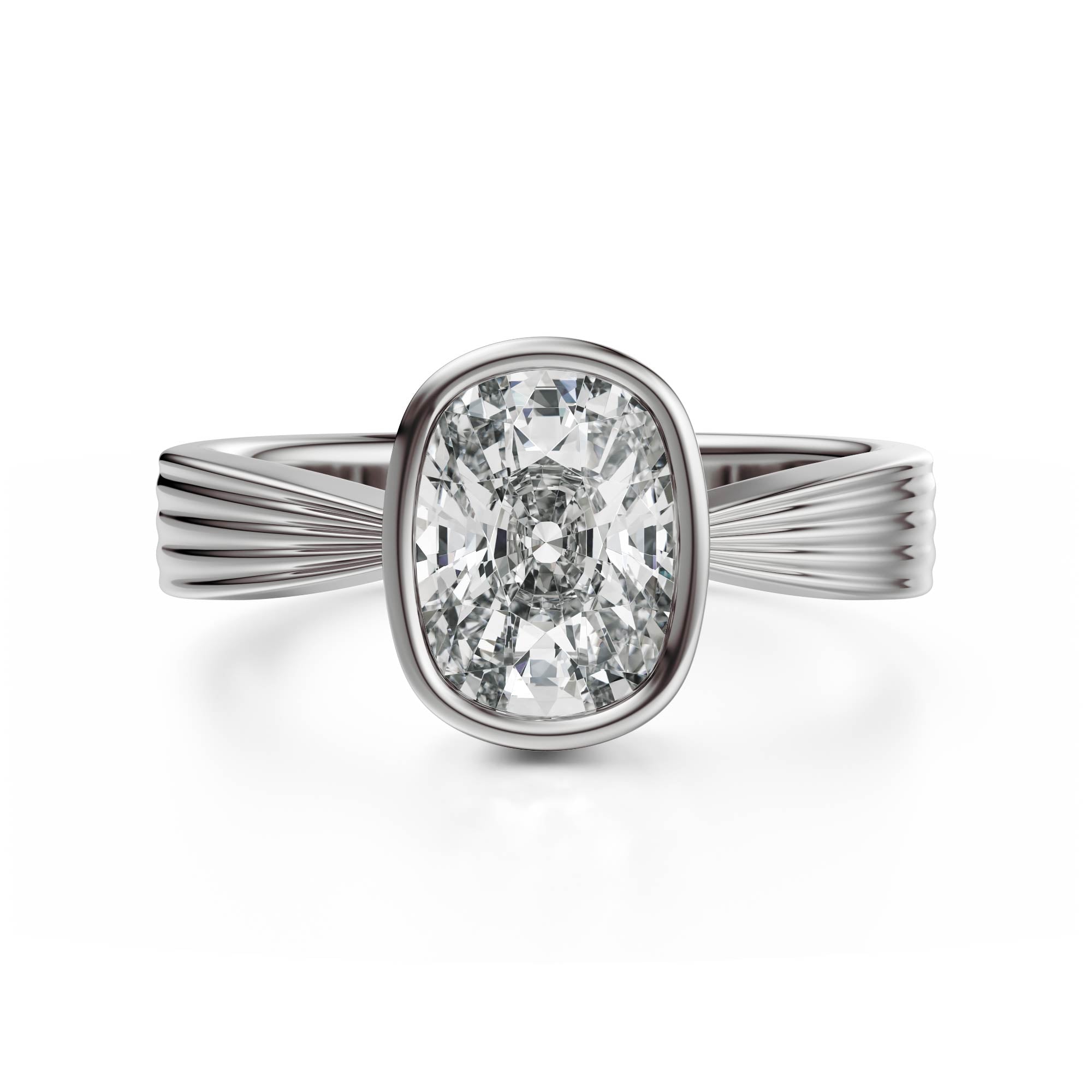 The Veil Ring | Elongated Cushion - Lavender Creek Gems 