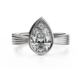 The Veil Ring | Pear - Lavender Creek Gems 