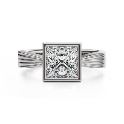 The Veil Ring | Princess | Setting Only - Lavender Creek Gems 