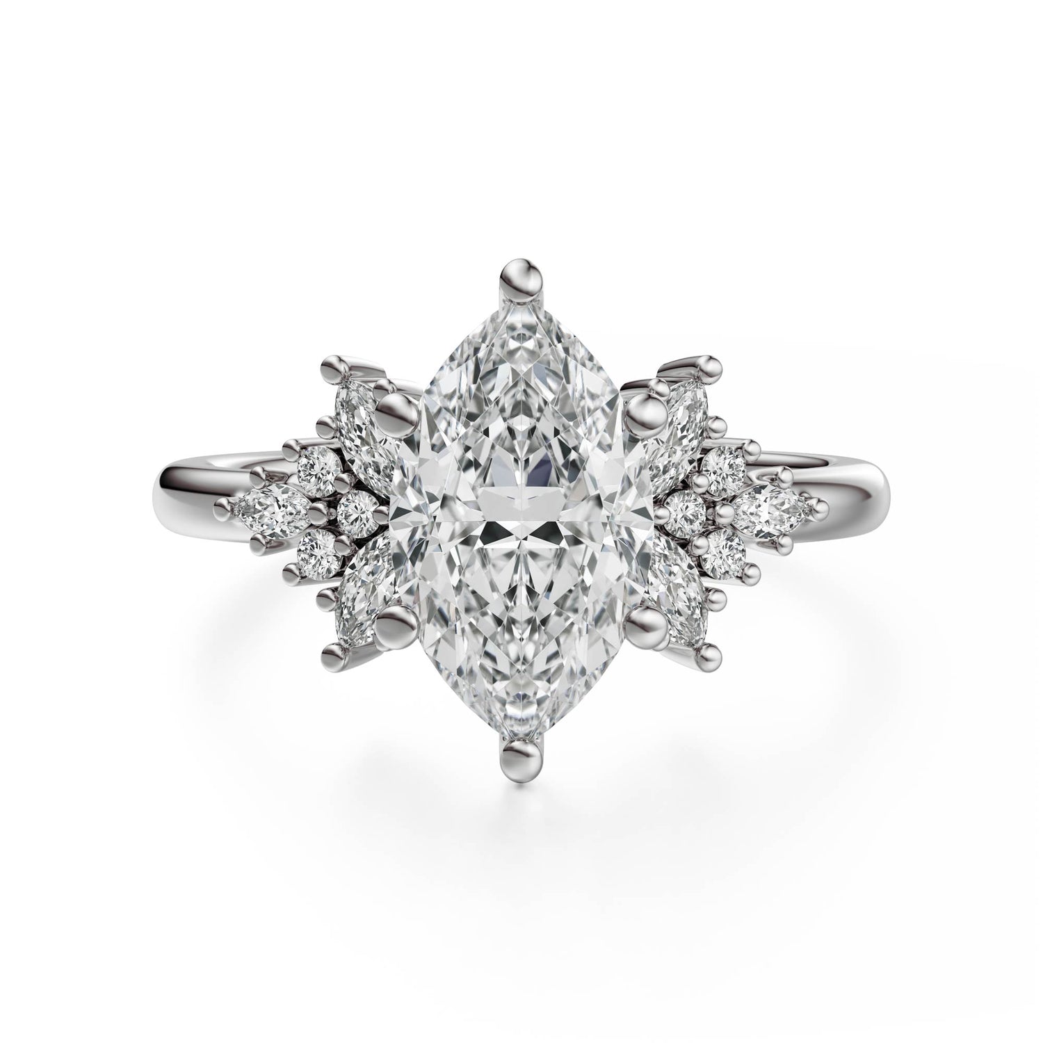 The Veraine Ring | Marquise | Setting Only